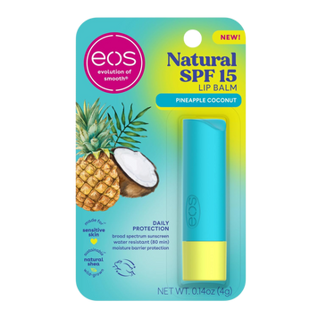 Бальзам для губ EOS Pineapple Coconut SPF 15, 4г eos-pineapple-coconut фото